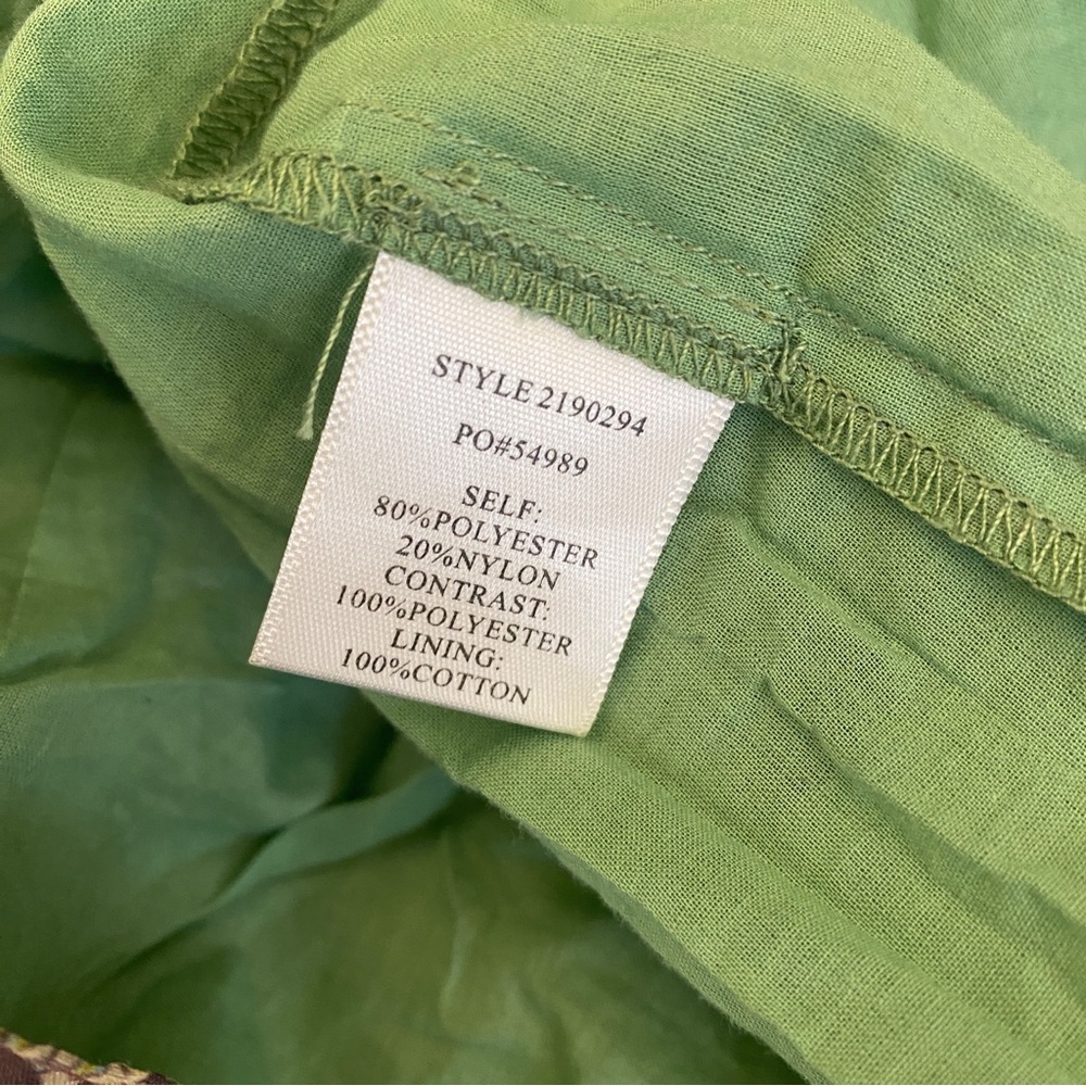 Anthropologie || Current Air‎ Lasalle Open Back Cutout Midi Dress Floral Green S - Picture 8 of 8